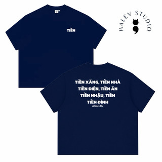 [MONEY HALEV BOXY] Áo thun Boxy in chữ TIỀN Funny