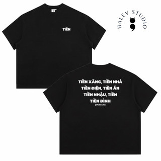 [MONEY HALEV BOXY] Áo thun Boxy in chữ TIỀN Funny
