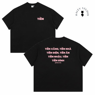 [MONEY HALEV BOXY] Áo thun Boxy in chữ TIỀN Funny
