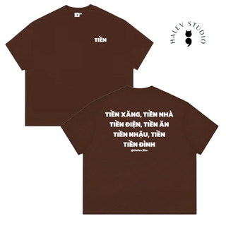 [MONEY HALEV BOXY] Áo thun Boxy in chữ TIỀN Funny