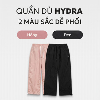Quần Gió Nhăn Hydra Form Rộng Có Dây Rút