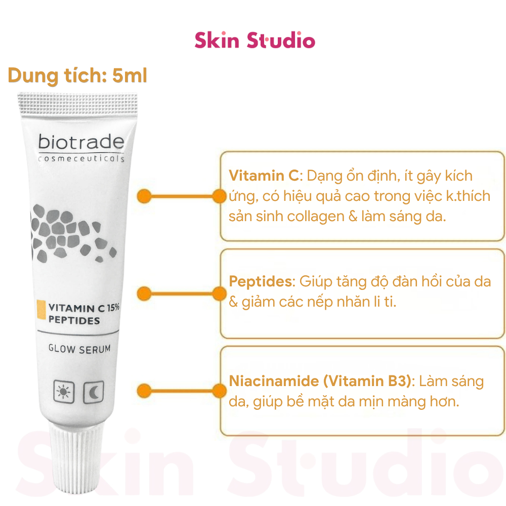 [MINISIZE] Kem chấm mụn BIOTRADE, Sữa rửa mặt, Serum và Kem dưỡng 5ml, 10ml, bản dùng thử, du lịch