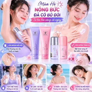 【Mua 1 tặng 1】Gel chống mồ hôi mùa hè + Kem dưỡng thể làm trắng da, dưỡng ẩm lâu dài và giảm tổn thương do nắng