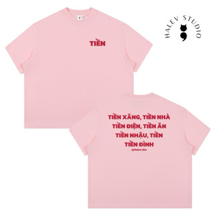 [MONEY HALEV BOXY] Áo thun Boxy in chữ TIỀN Funny