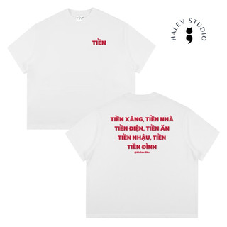 [MONEY HALEV BOXY] Áo thun Boxy in chữ TIỀN Funny