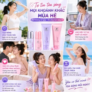 【Mua 1 tặng 1】Gel chống mồ hôi dùng cho cả nam và nữ mùa hè + Kem dưỡng thể làm trắng da, dưỡng ẩm lâu dài