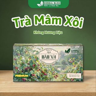 Trà Mâm Xôi AMMU Hộp 20 Túi Lọc - Trà Thảo Mộc Đà Lạt Thanh Mát, Vị Ngọt Thanh Tự Nhiên