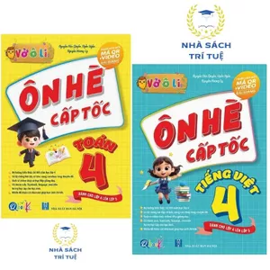 Sách - Vở ô li Ôn Hè Cấp Tốc Toán Và Tiếng Việt 4 - Dành cho học sinh lớp 4 lên lớp 5