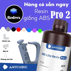 Nhựa in 3D ANYCUBIC ABS-Like Resin Pro 2 – Giống ABS, bền dai, 1kg, dùng cho mọi máy in resin