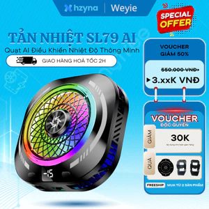 Quạt Tản Nhiệt Điện Thoại Sò Lạnh SL-79 15W Chip AI Thông Minh Điều Chỉnh 3 Chế Độ Làm Lạnh Cho iPhone Android Gaming