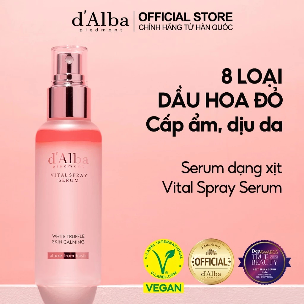 Serum Dạng Xịt Khoáng D'alba First Spray Serum Cấp Ẩm, Căng Bóng Da