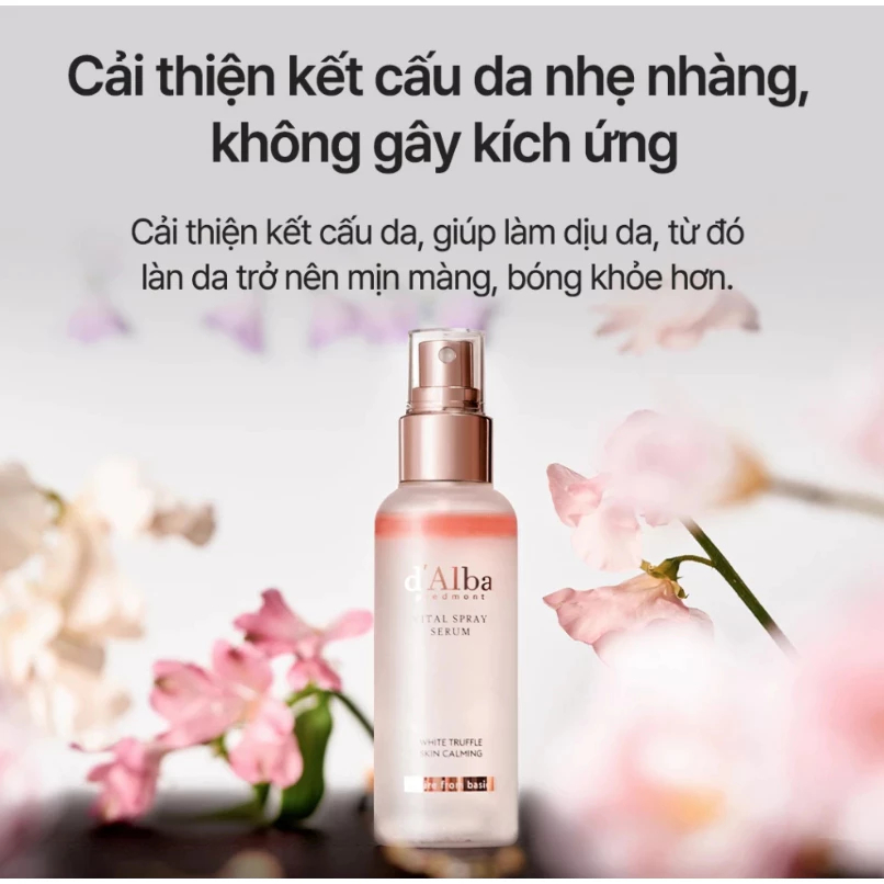Serum Dạng Xịt Khoáng D'alba First Spray Serum Cấp Ẩm, Căng Bóng Da