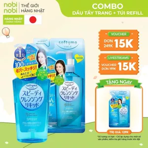 Nước tẩy trang làm sạch nhanh Speedy Cleansing Liquid Kose Softymo Nhật Bản 230ml (Hàng chính hãng)