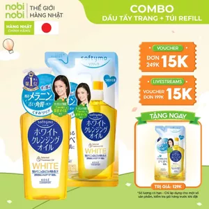 Dầu tẩy trang Kose Softymo White Cleansing Oil 60ml/200ml/230ml