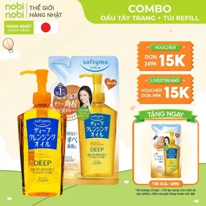 Dầu tẩy trang Kose Softymo Deep Cleansing Oil làm sạch 200ml/230ml