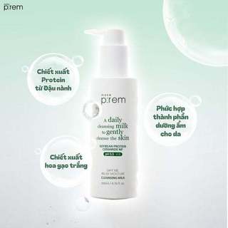 Sample Sữa tẩy trang Make P:rem Safe Me Relief Moisture Cleansing Milk