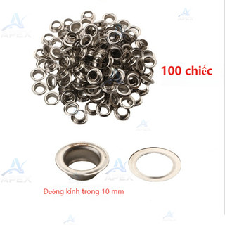 APEX Kìm Bấm Bạt Khoen Quảng Cáo 10mm - Mắt Cáo Ô Rê, Tặng 20 Khoen, Dụng Cụ Bấm Khuy Nhanh Bền Chắc