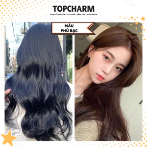 Thuốc Nhuộm Tóc NÂU TRÀ ĐEN, NÂU ĐỎ, NÂU TÂY phủ tóc bạc cứng, không cần tẩy, tặng đủ dụng cụ nhuộm