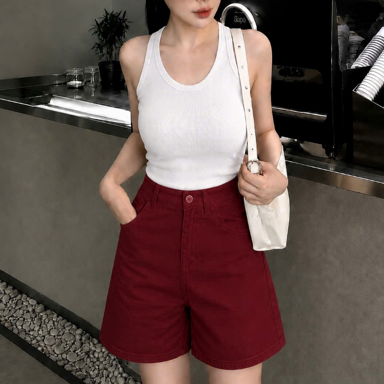 Quần Short Jean Bigsize Nữ Cạp Cao Dáng Đẹp Form Rộng Dễ Phối Đồ 60-100KG Q582 Q583 Q584 Q586