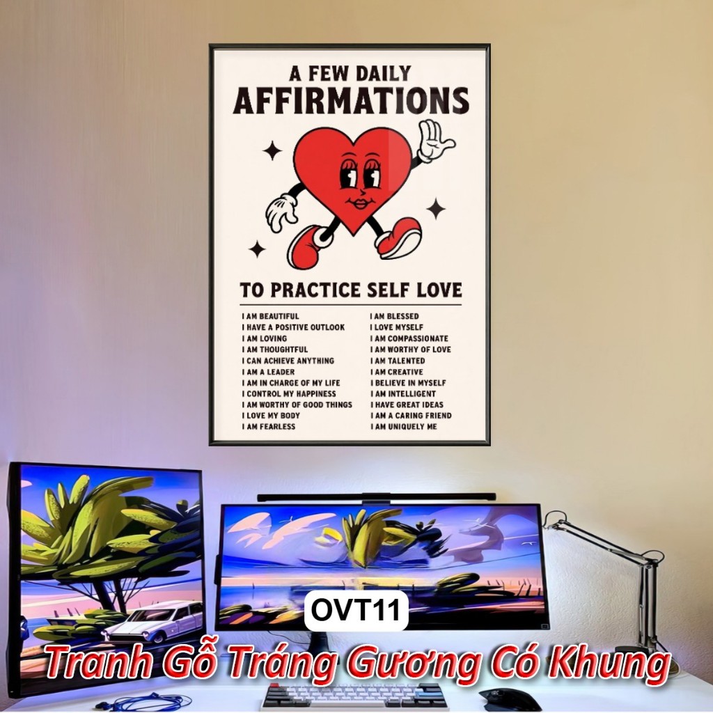 Bộ Sưu Tập Tranh Tâm Lý Học "Over Thinkers" Cực Chất - Tranh Tráng Gương Treo Tường Decor Phòng Trừu Tượng Đương Đại