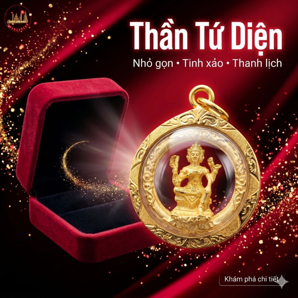 Mặt Dây Chuyền Tròn Phụ Kiện Trang Trí Đeo Cổ Khung Mạ Vàng Mang Lại Cảm Giác Thư Thái 2.5cm