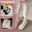 Giày Búp Bê Nữ, Giày Búp Bê Ren Lưới Đế Bệt N37 || Young Sneaker