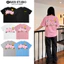 Áo Thun Drew Pink Cloud 5 màu Raven Studio 100% Cotton 250GSM
