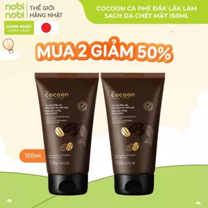 Tây tế bào chết COCOON Đắk Lắk làm sạch da mặt và body 150ML/600ML