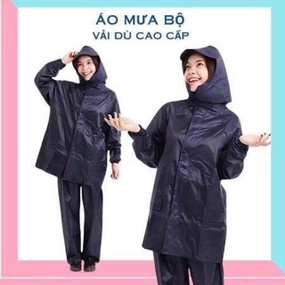 Áo Mưa Bộ Vải Dù Phản Quang Chông nước chống gió , Siêu Bền Hàng Loại 1 Bao Kiểm Trả Hàng