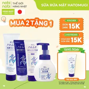 Sữa rửa mặt Reihaku Hatomugi làm sạch sâu, làm sáng da và ngừa mụn
