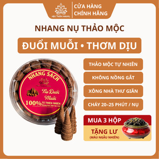 Nụ Thảo Mộc Tự Nhiên Sạch Đuổi Muỗi Xông Nhà Thư Giãn (3 Hộp Tặng Lư Gốm Sứ) - Mộc Trầm Hương MTH