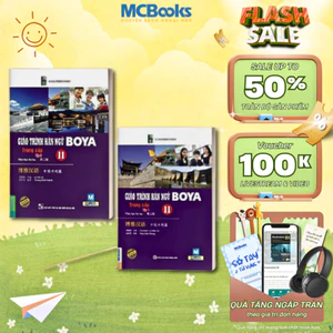Sách - Combo Giáo trình hán ngữ Boya trung cấp II (tập 1, tập 2 phiên bản mới nhất 2021 ) Mcbooks