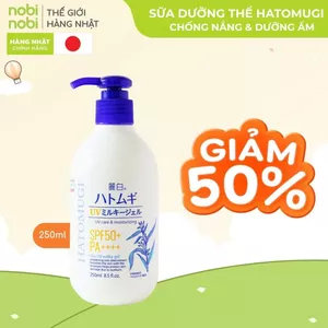 Sữa Dưỡng Thể Reihaku Hatomugi Dưỡng Ẩm và Làm Sáng Da SPF50+ PA++++ 250ml (Hàng chính hãng)
