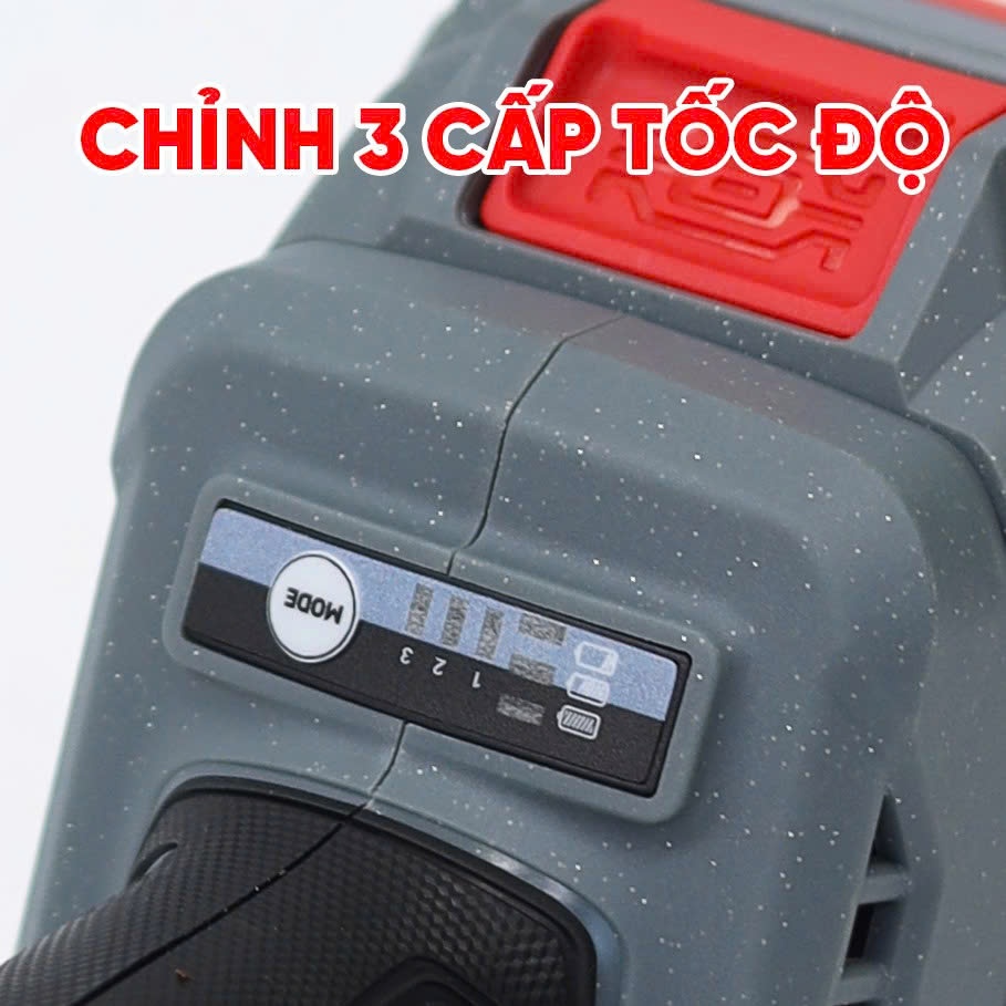Máy mài pin Workfix WF-AG100BV , máy cưa sắt, gỗ 3 tốc độ không chổi than, chống giật, chống khởi động lại