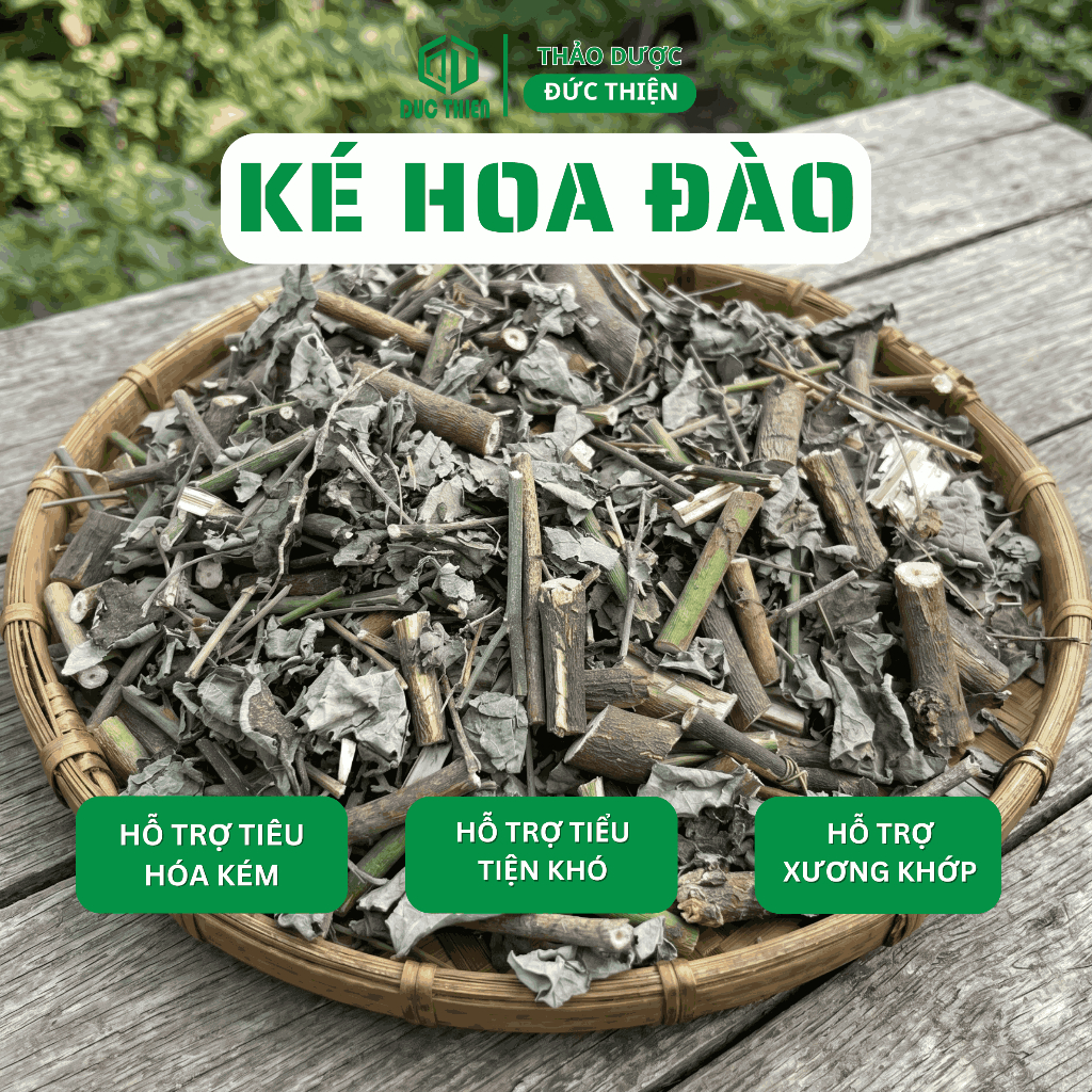 500g Ké Hoa Đào Loại 1 Đức Thiện (Khô, Sạch, Thơm) - Bướu Giáp, Bướu Cổ, Thận, Đau Nhức Xương Khớp