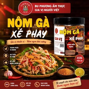 Gia Vị Nộm Gà Xé Phay - Thương Hiệu Bu Phương Ẩm Thực (Gia vị chuyển làm nộm gà, nộm tai heo)