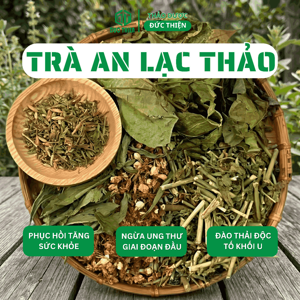 Trà Ung Thu Mix Sẵn, Hỗ Trợ Ung Thu (150g) (Hoa Đu Đủ Đực, Xương Khỉ, Xạ Đen) Đào Thải Độc Tố Khối U