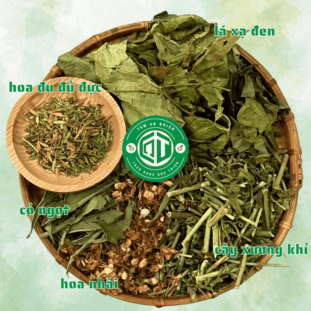 Trà Ung Thu Mix Sẵn, Hỗ Trợ Ung Thu (150g) (Hoa Đu Đủ Đực, Xương Khỉ, Xạ Đen) Đào Thải Độc Tố Khối U