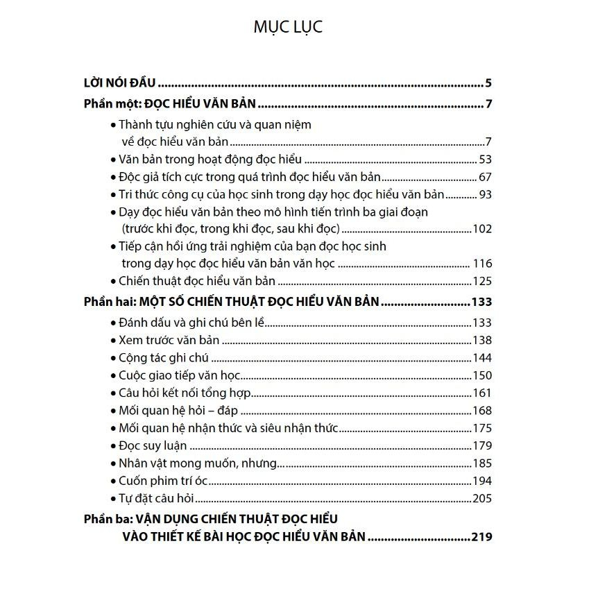 Sách - Đọc hiểu và chiến thuật đọc hiểu văn bản trong nhà trường phổ thông