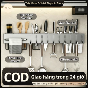 giá dao kéo nhà bếp treo | Để dao, kéo, đũa, thìa | Chắc chắn – Tiện lợi