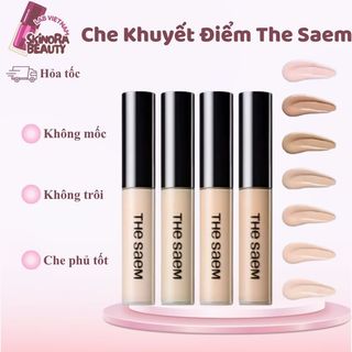 Kem Che Khuyết Điểm The Saem CKĐ Chống Nắng Hàn Quốc The Saem Cover Perfection Tip Concealer 6.5g - Skinora Beauty