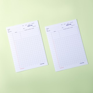 Tập Giấy Kiểm Tra 4 Ôly 120GSM, 15 Tờ Giấy Kiểm Tra Cho Học Sinh, Sinh Viên, Chống Thâm