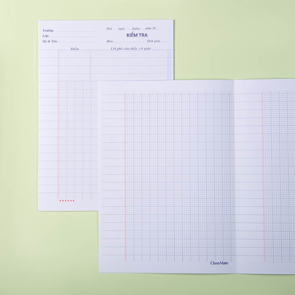 Giấy Kiểm Tra 4 Ô Ly Cấp 1 CLASSMATE Thiết Kế Heo Nhí, Giấy 120GSM, Bề Mặt Láng Mịn, Viết Êm Tay, Tạo Nét Chữ Đẹp TP106