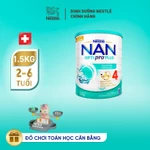 [Tặng Đồ chơi toán học cân bằng] Sữa Bột Nestlé NAN OPTIPRO PLUS 4 Cho Trẻ 2-6 Tuổi, 1,5KG,Với 5HMO & Đạm OPTIPRO — ảnh 2