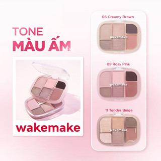 [Wakemake] Bảng Mắt Má Hồng WAKEMAKE SOFR SHEER MULTI PALLETE