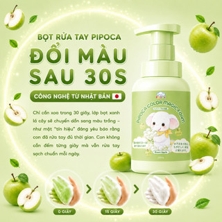 BỌT RỬA TAY ĐỔI MÀU PIPOCA - 30S RỬA TAY SẠCH CHUẨN