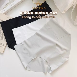 Combo 3 Quần Lót Nữ Đúc Su Cao Cấp – Set 3 Quần Cạp Vừa Không Lộ Viền Đáy Dán Khử Mùi AMYBRA L059