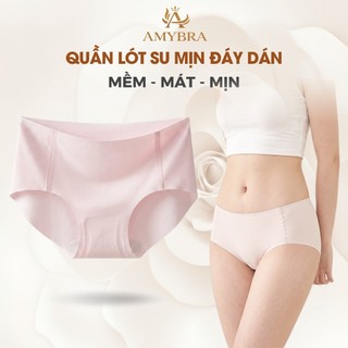 Combo 3 Quần Lót Nữ Đúc Su Cao Cấp – Set 3 Quần Cạp Vừa Không Lộ Viền Đáy Dán Khử Mùi AMYBRA L059