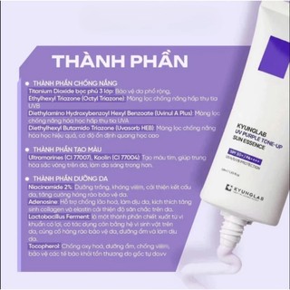 Kem Chống Nắng Kyunglab Chống Nắng Nâng Tone Kyunglab KCN Hiệu Chỉnh Màu Da Kyunglab SPF50+ PA++++ 50ml - Skinora Beauty