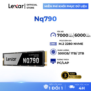 Ổ cứng SSD Lexar NQ790/ NQ780 M.2 2280 Gen4x4 NVMe 512GB/ 1TB/ 2TB, Tốc độ đọc 7000Mb/s, Bảo hành 3 năm